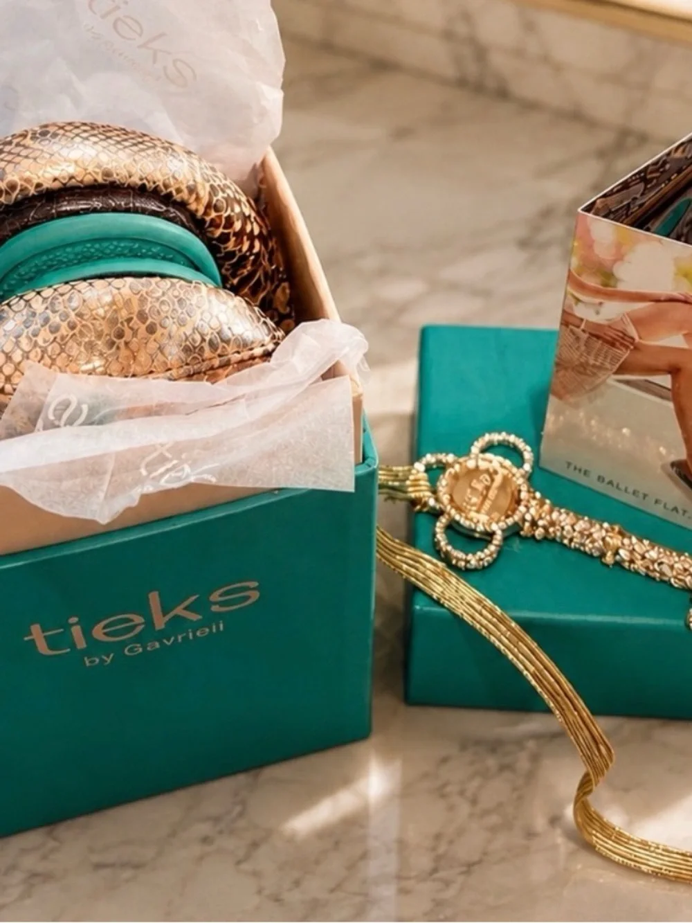 Tieks Vault Exclusive Sz 8 Copper Metallic - “Copperxes” NEW IN BOX